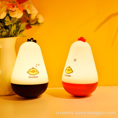 2016 Portable Smart cheap Roly-poly GooGoo lamp european cartoon childrens night light